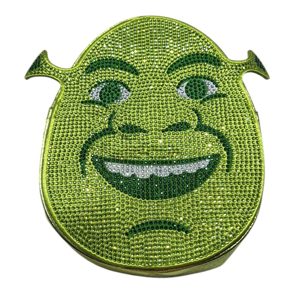 Green Rhinestone Shrek Face Crossbody Bag NEW BBOX4 🔥🔥🔥LAST ONE🔥🔥🔥 Final Price